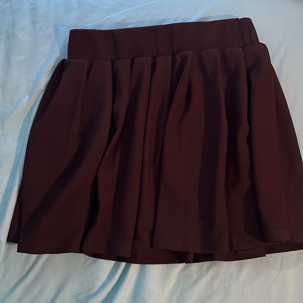 Black Pleated Skirt